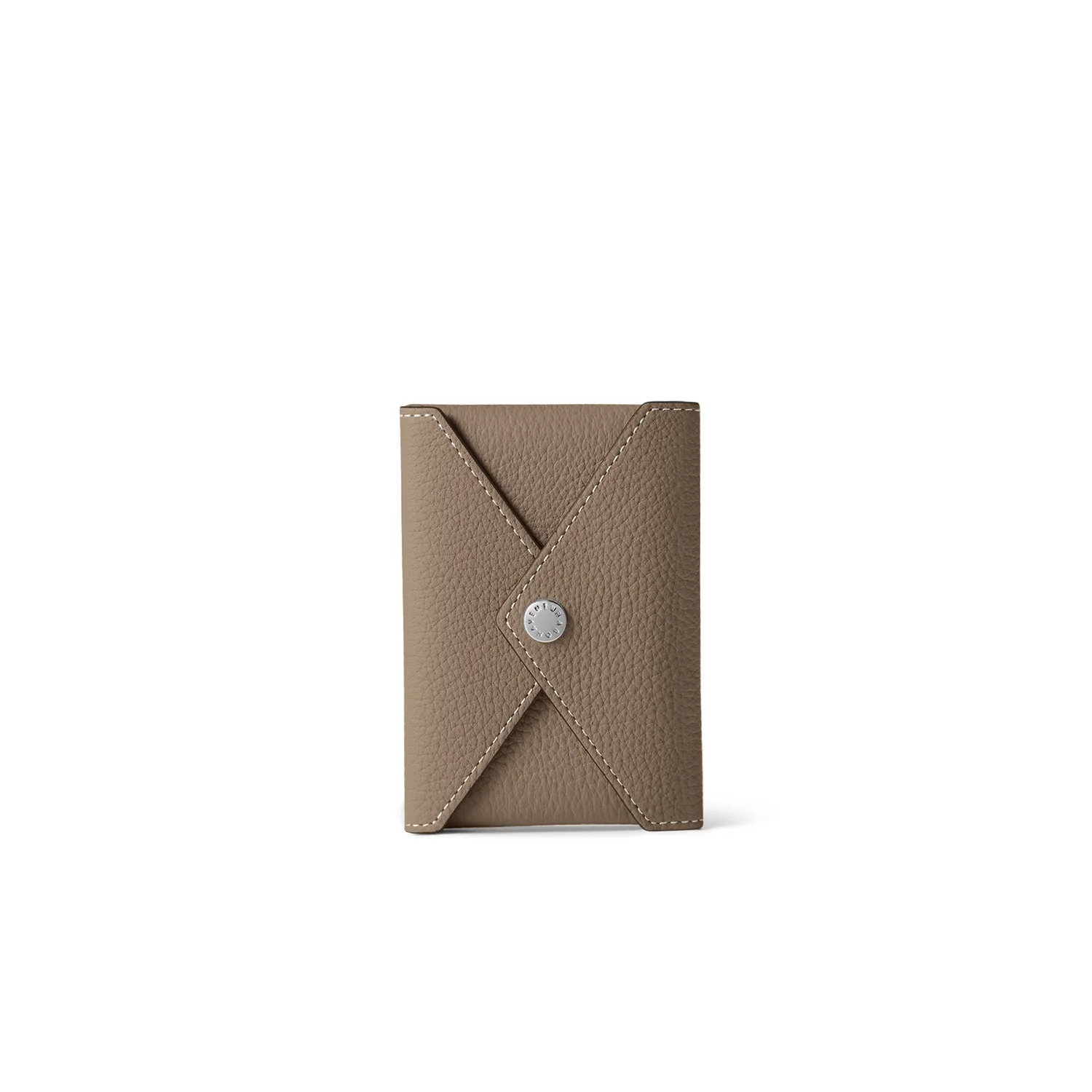 iPhone Back Cover Case with Snap Button Closure Envelope Pouch Shrink Leather