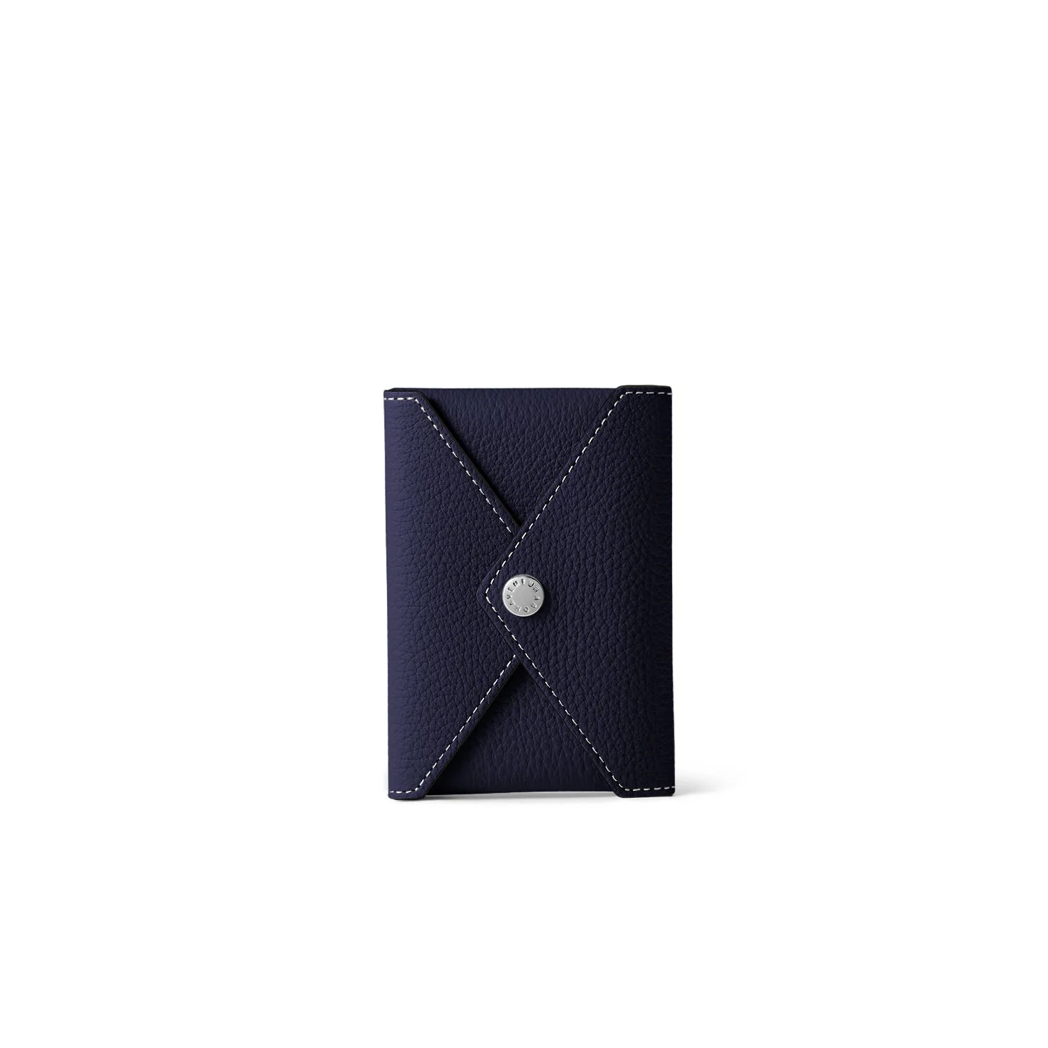 iPhone Back Cover Case with Snap Button Closure Envelope Pouch Shrink Leather - Image 3