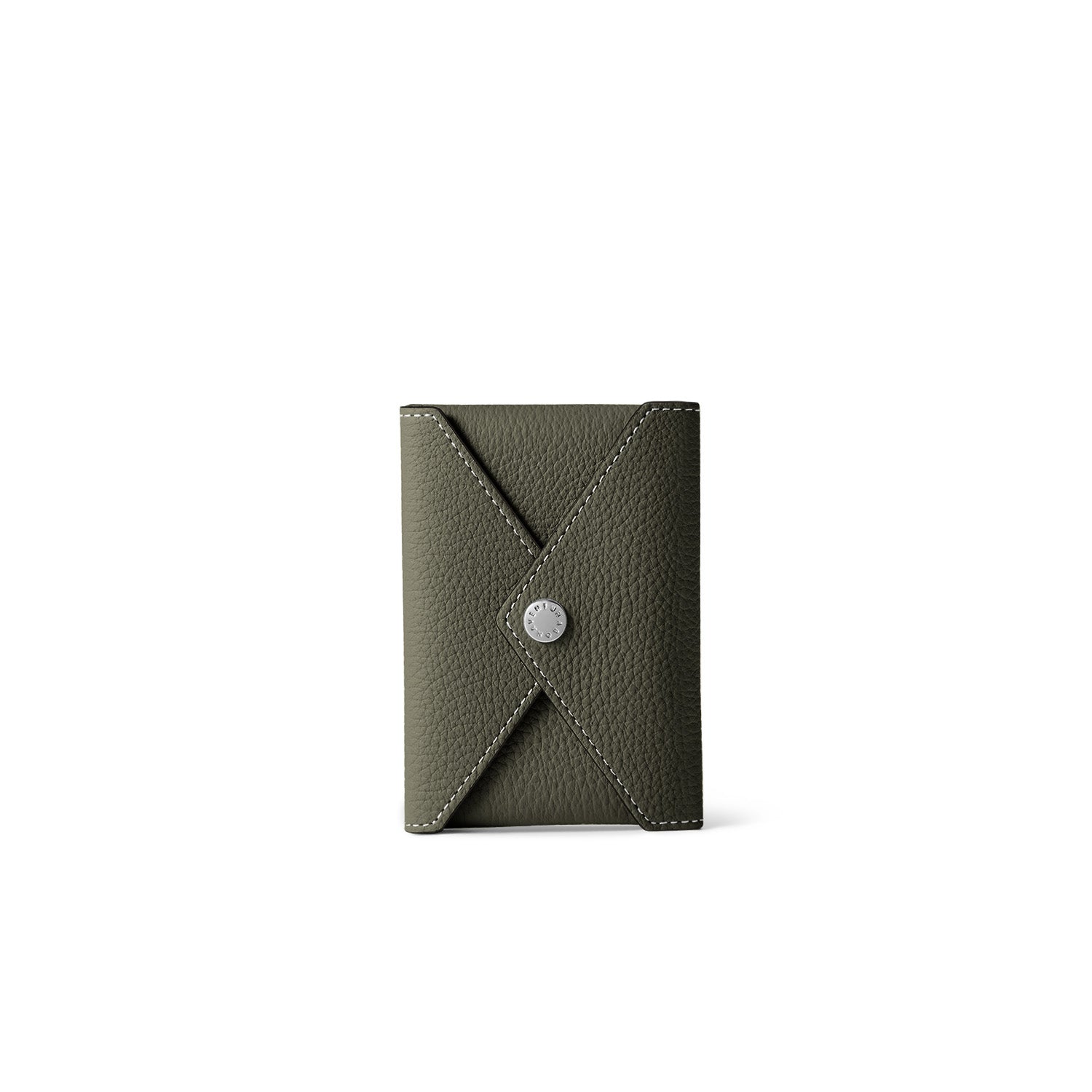 iPhone Back Cover Case with Snap Button Closure Envelope Pouch Shrink Leather - Image 6