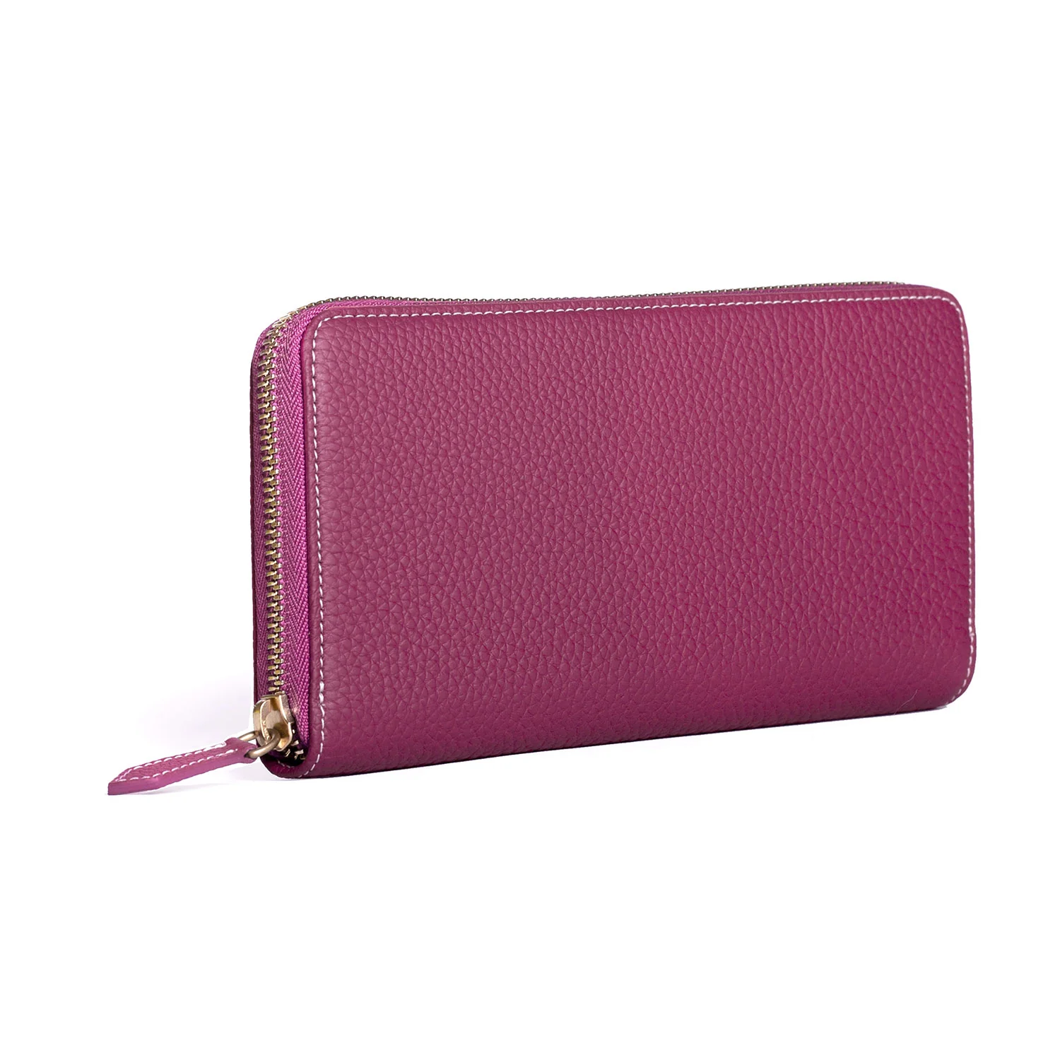 Long Zip Wallet Shrink Leather - Image 6