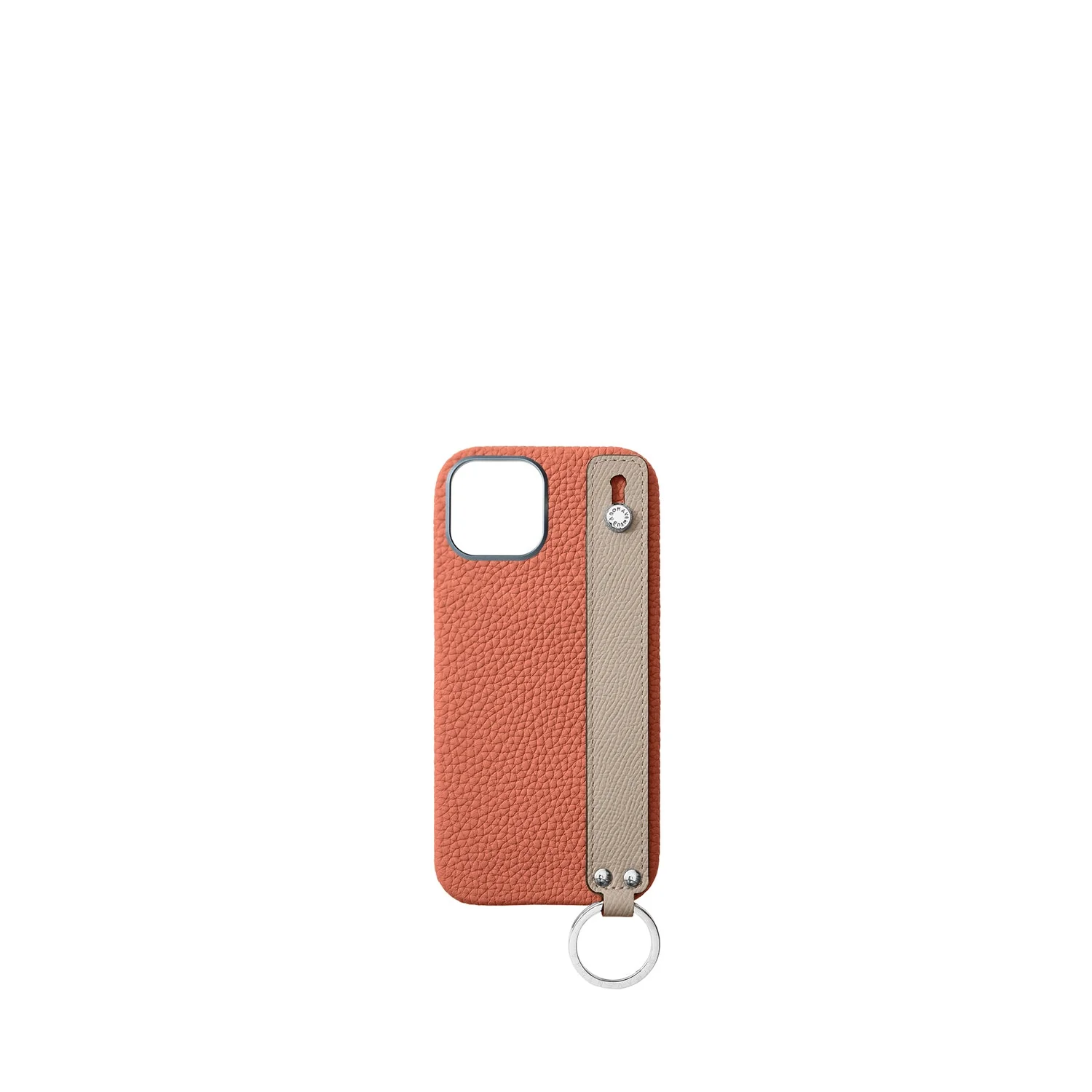iPhone Back Cover Case with Handle Shrink Leather - Image 6