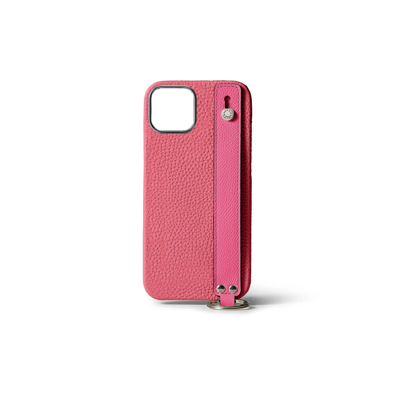 iPhone 15 Back Cover Case with Handle Shrink Leather - Image 10