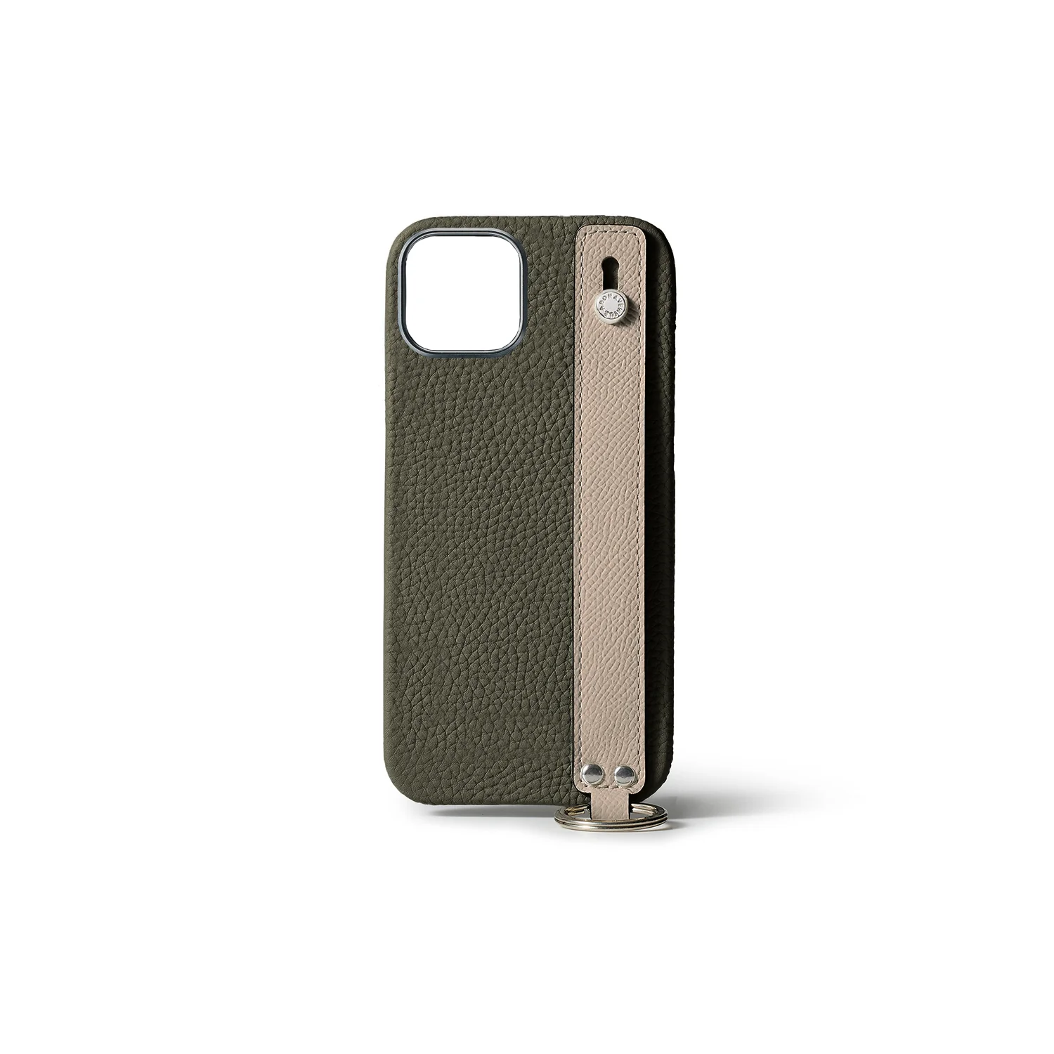 iPhone 15 Back Cover Case with Handle Shrink Leather - Image 22