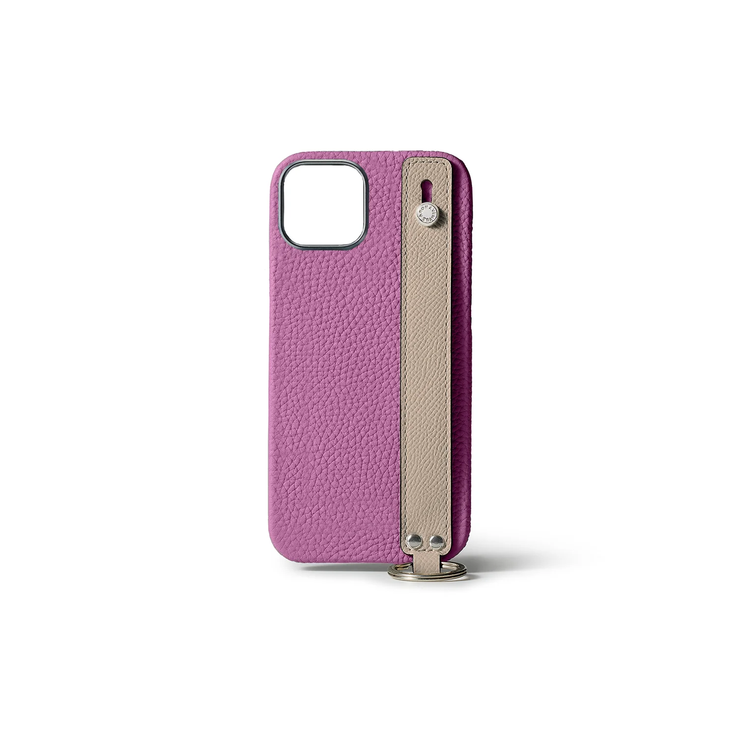iPhone 15 Back Cover Case with Handle Shrink Leather - Image 19