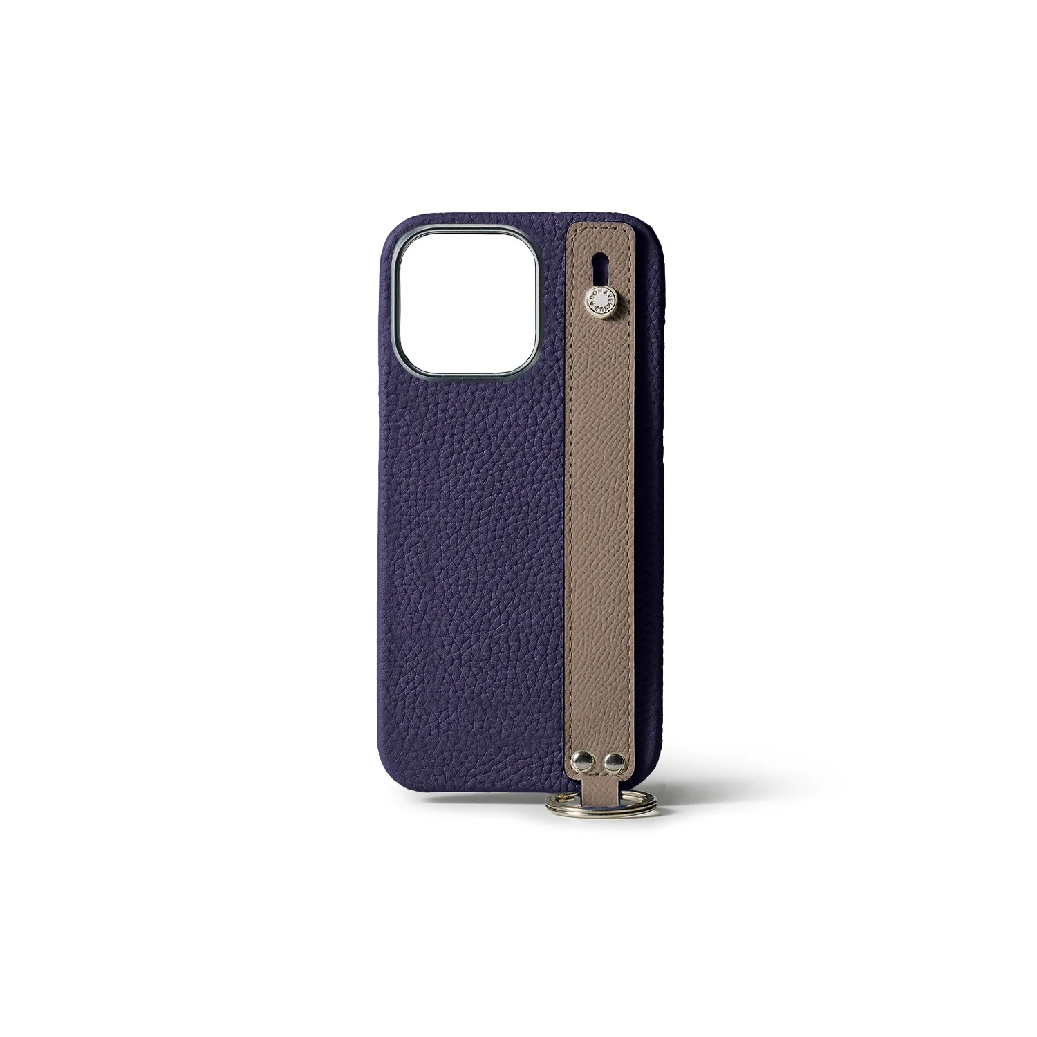 iPhone 15 Pro Back Cover Case with Handle Shrink Leather - Image 23