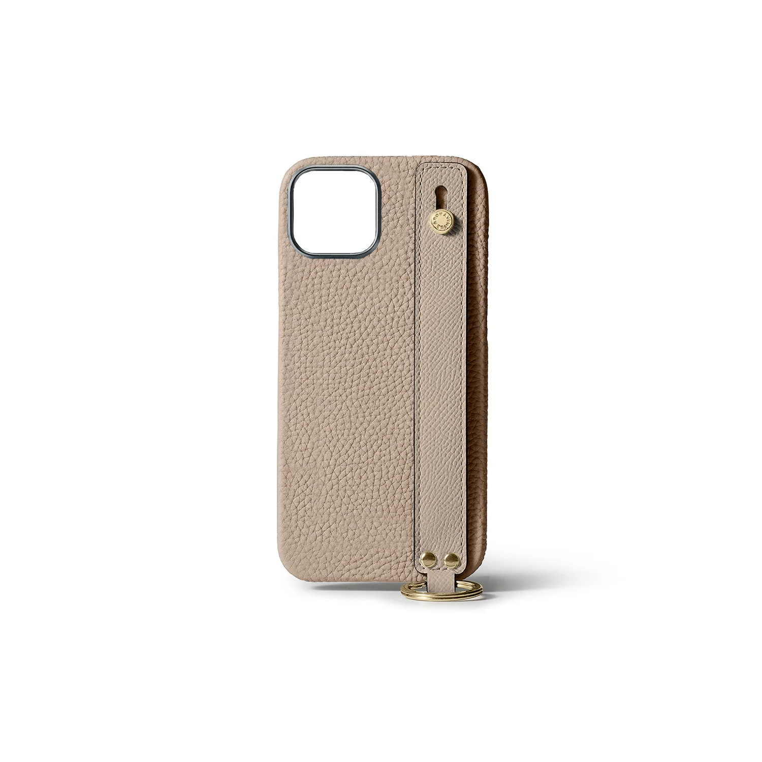 iPhone 15 Back Cover Case with Handle Shrink Leather - Image 3