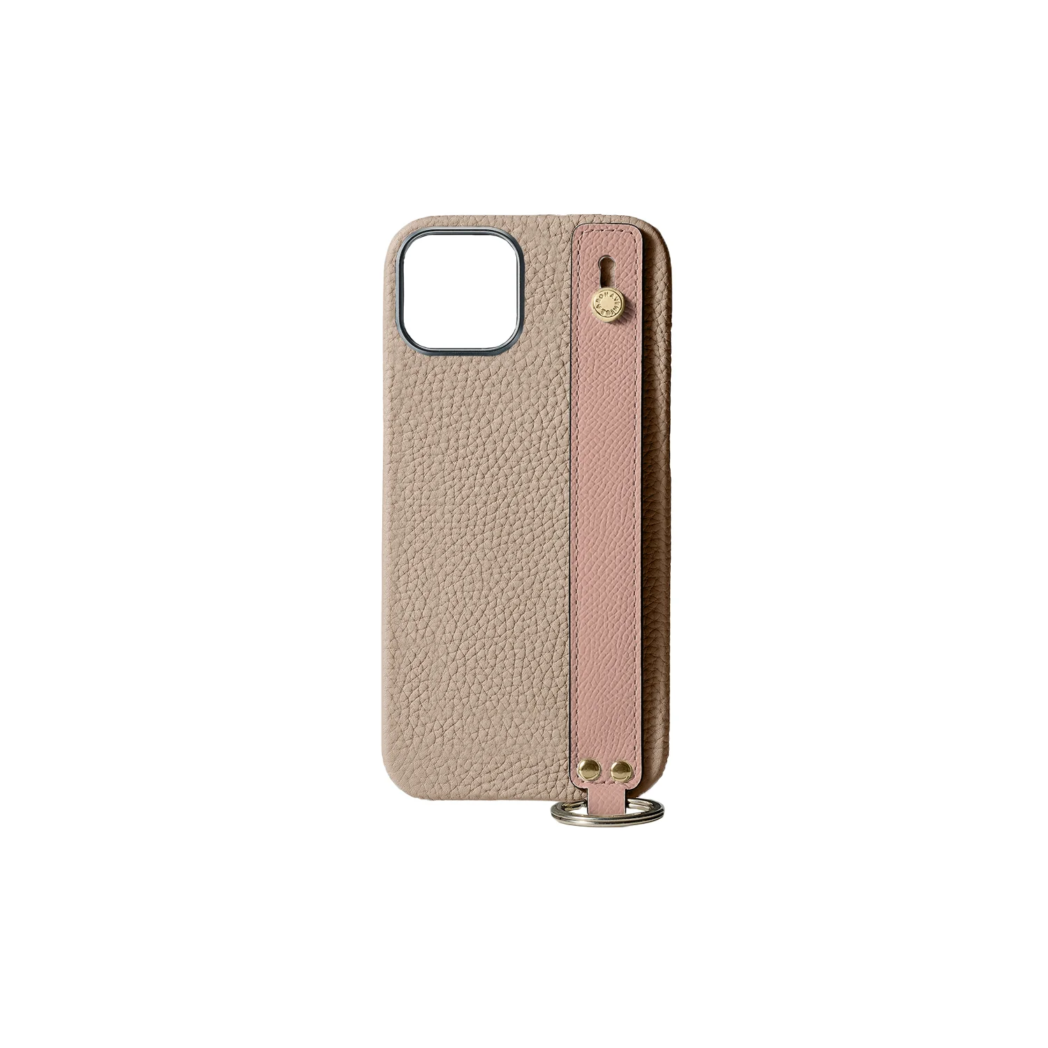 iPhone 15 Back Cover Case with Handle Shrink Leather - Image 5