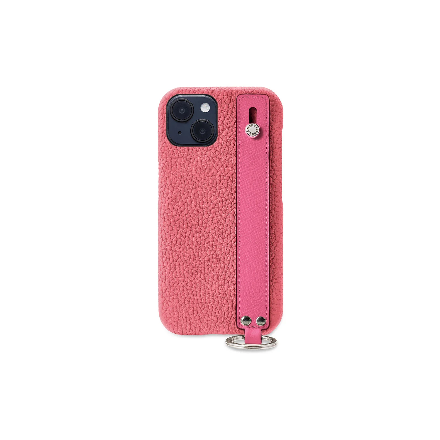 iPhone 14 Plus Back Cover Case with Handle Shrink Leather - Image 5