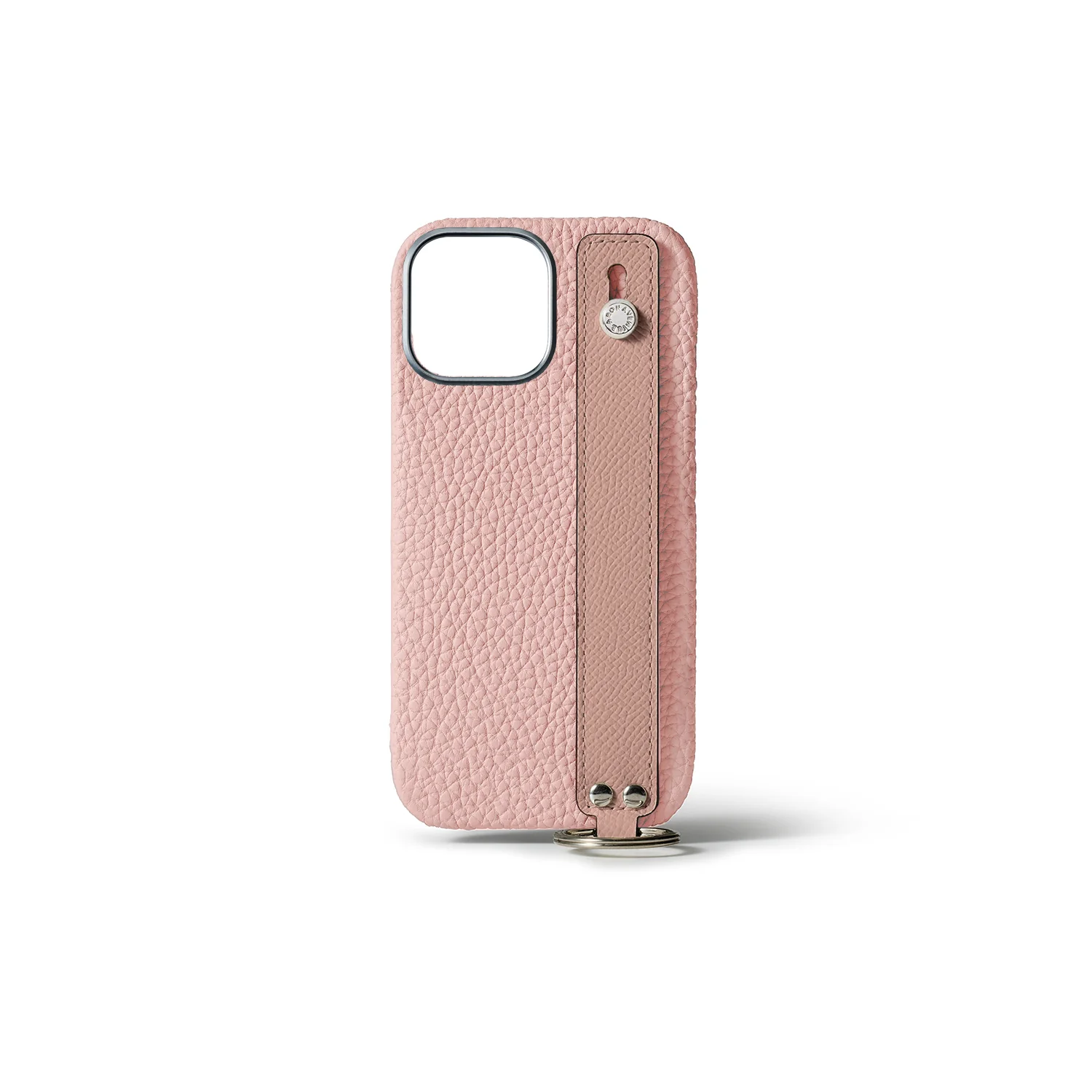 iPhone 15 Pro Max Back Cover Case with Handle Shrink Leather - Image 6