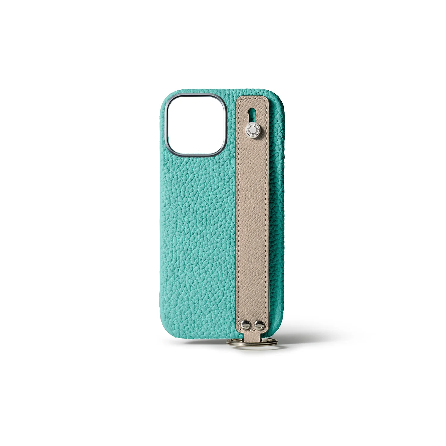 iPhone 15 Pro Max Back Cover Case with Handle Shrink Leather - Image 9