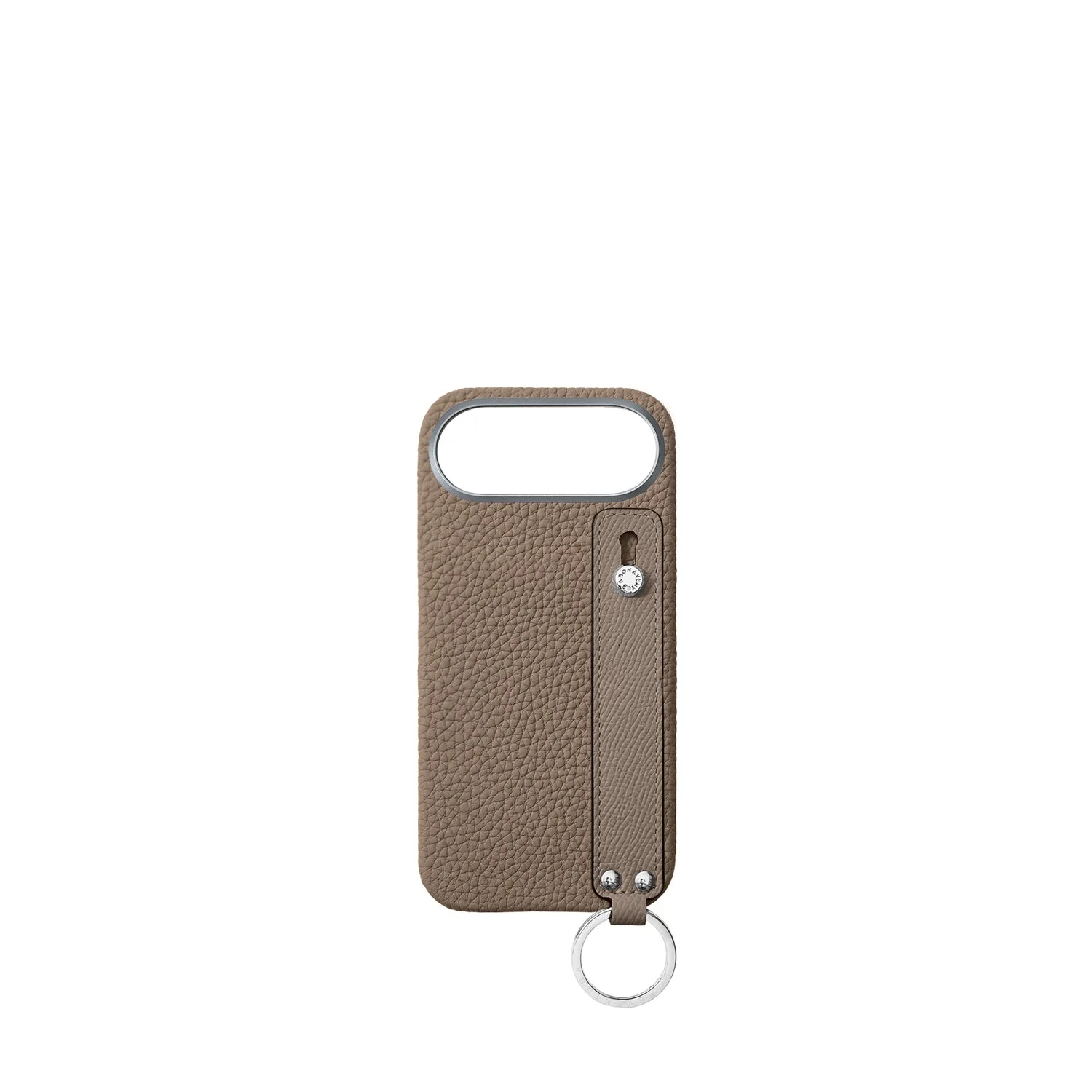iPhone Back Cover Case with Handle Shrink Leather - Image 3