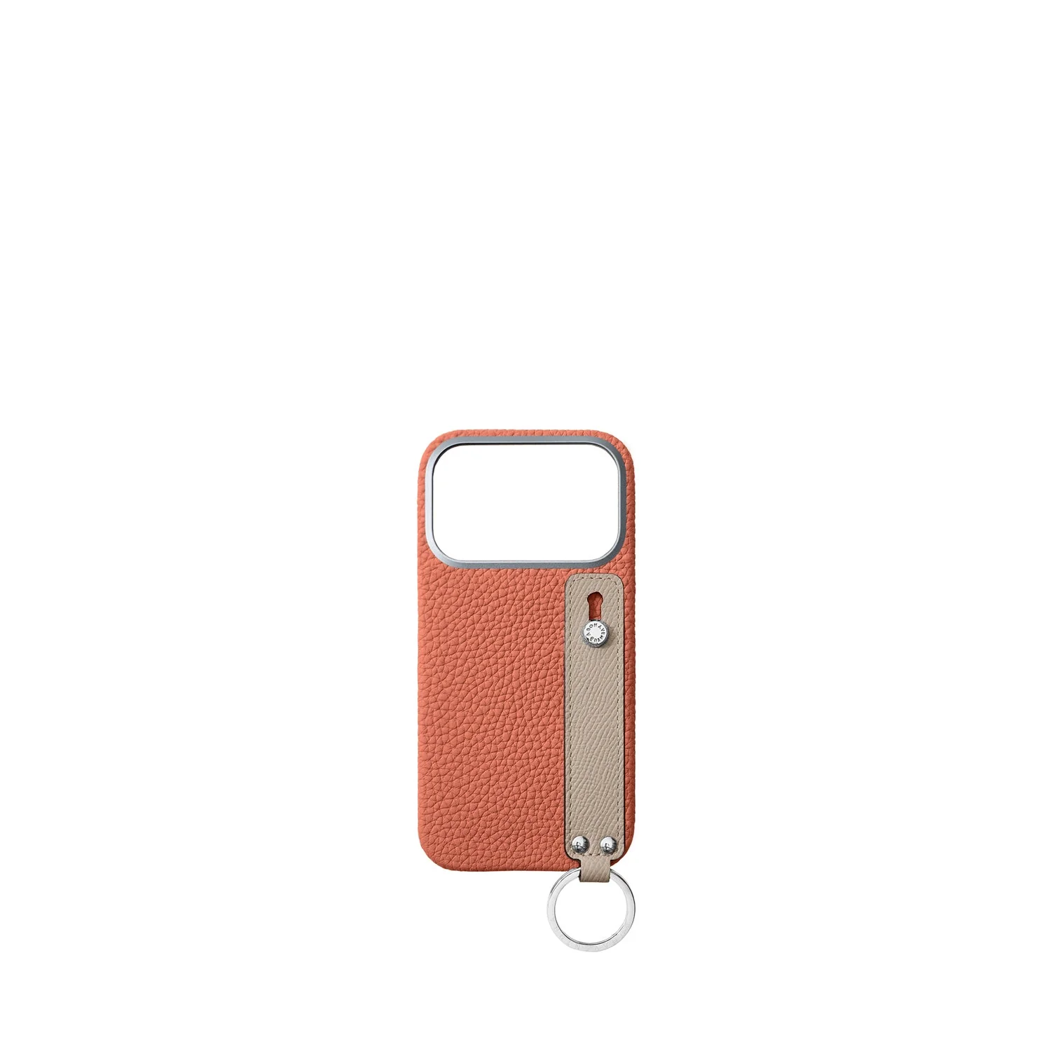 iPhone 17 Pro Back Cover Case with Handle Shrink Leather - Image 2