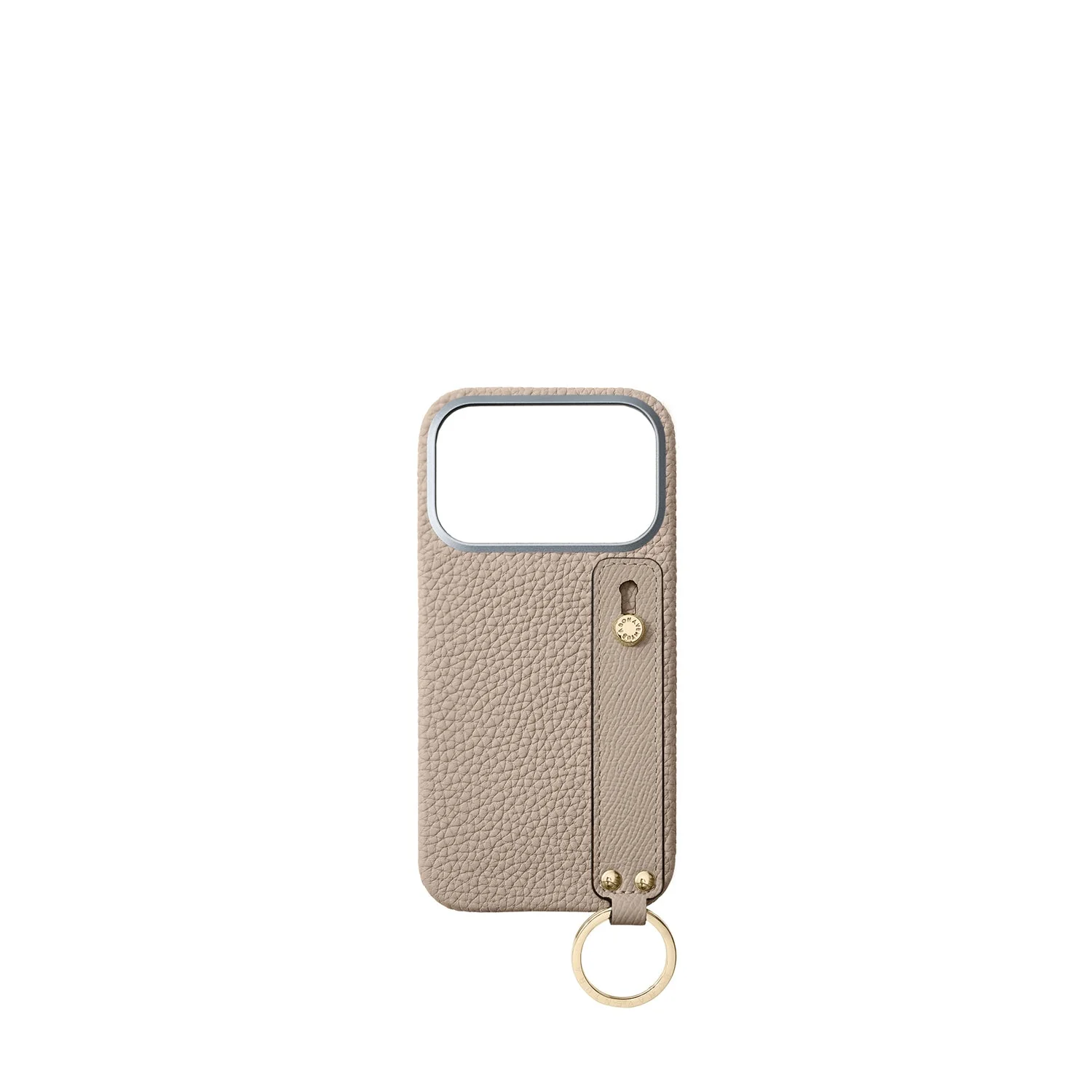 iPhone 17 Pro Back Cover Case with Handle Shrink Leather - Image 5