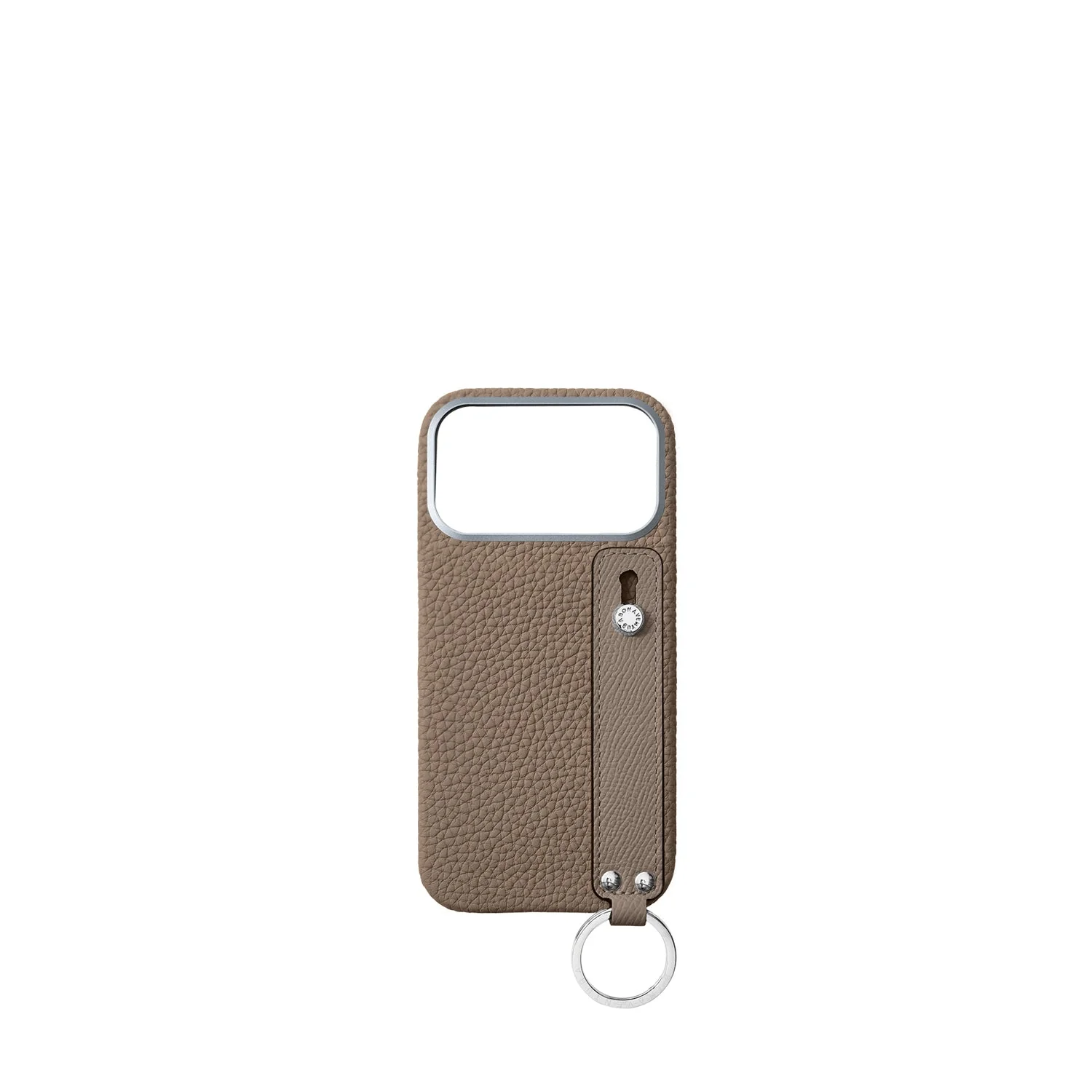 iPhone 17 Pro Max Back Cover Case with Handle Shrink Leather - Image 2