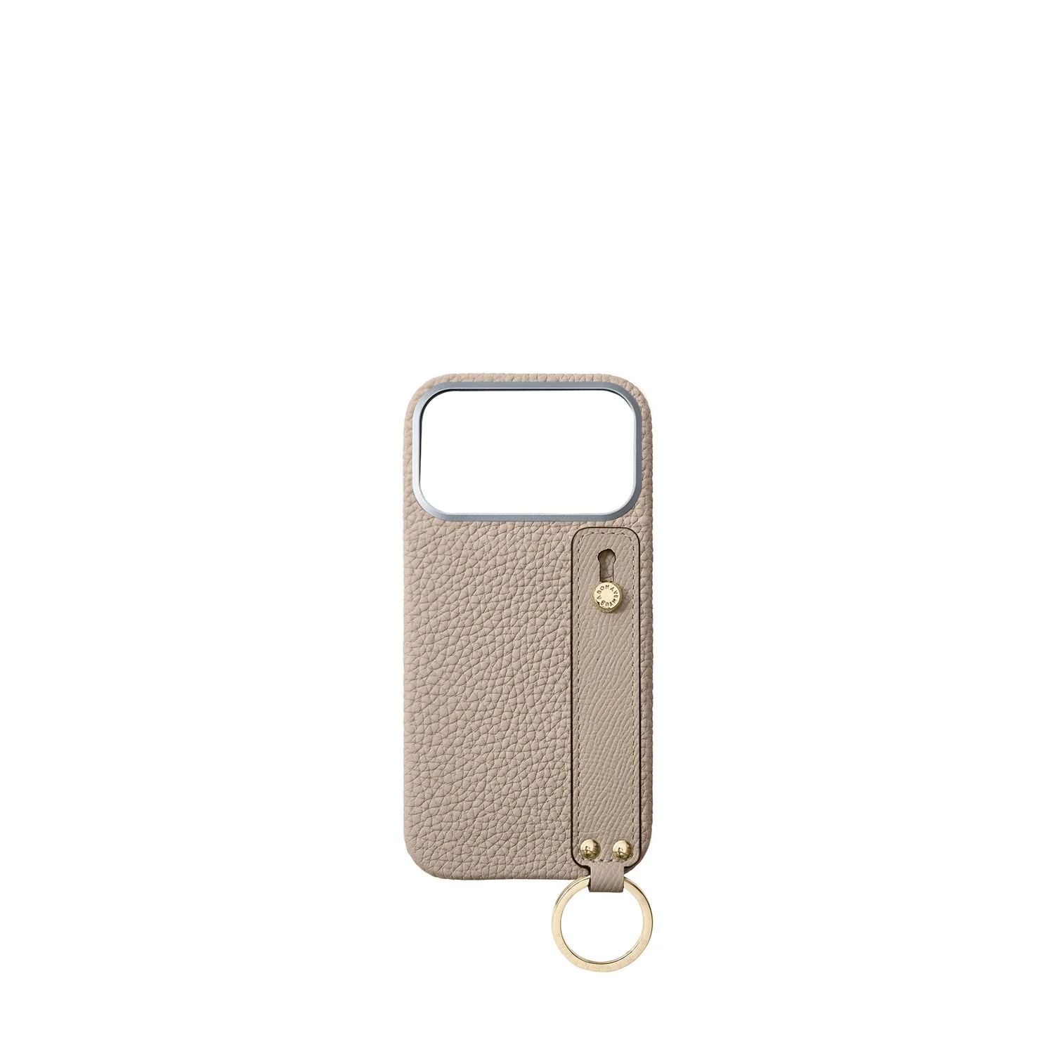 iPhone 17 Pro Max Back Cover Case with Handle Shrink Leather - Image 3