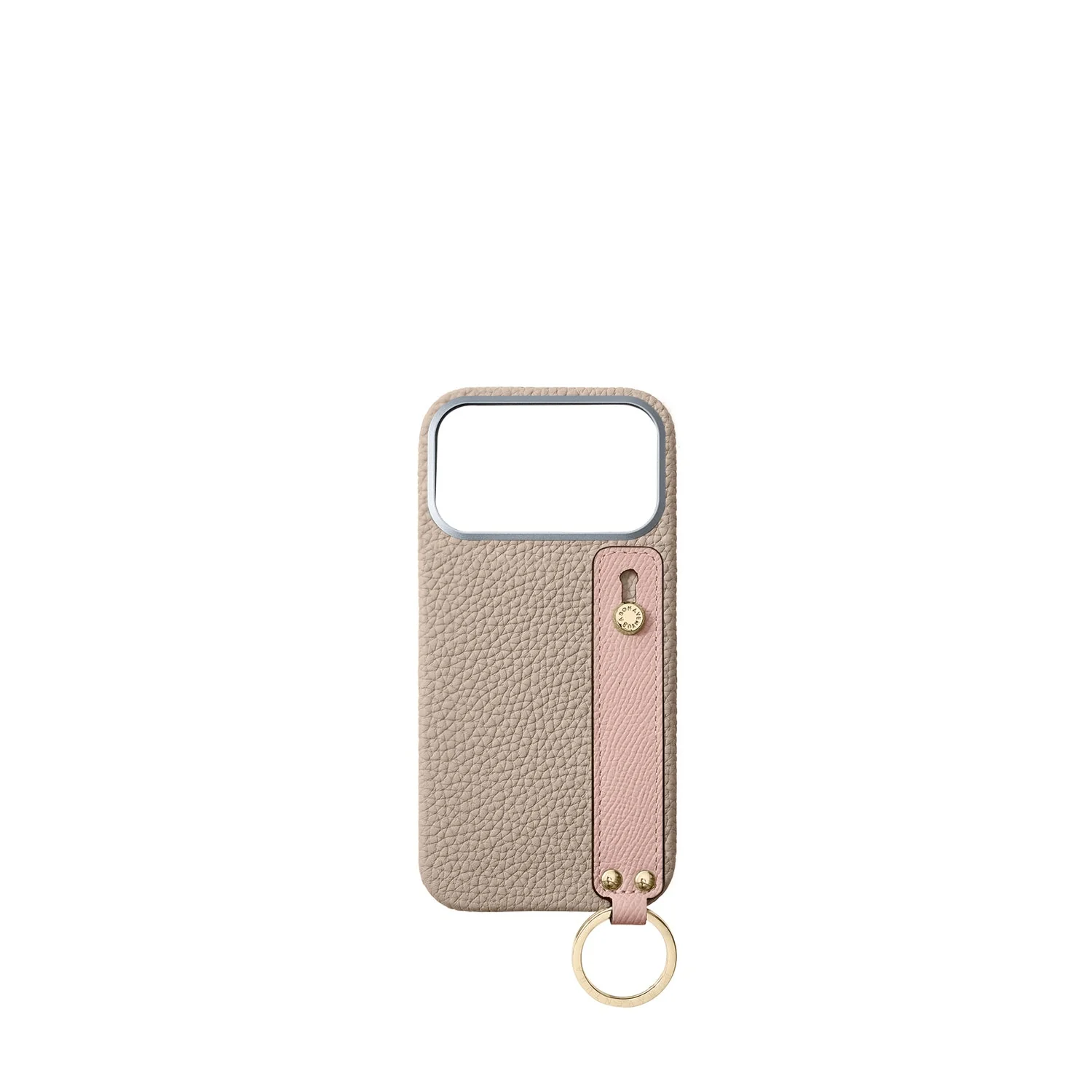 iPhone 17 Pro Max Back Cover Case with Handle Shrink Leather - Image 5